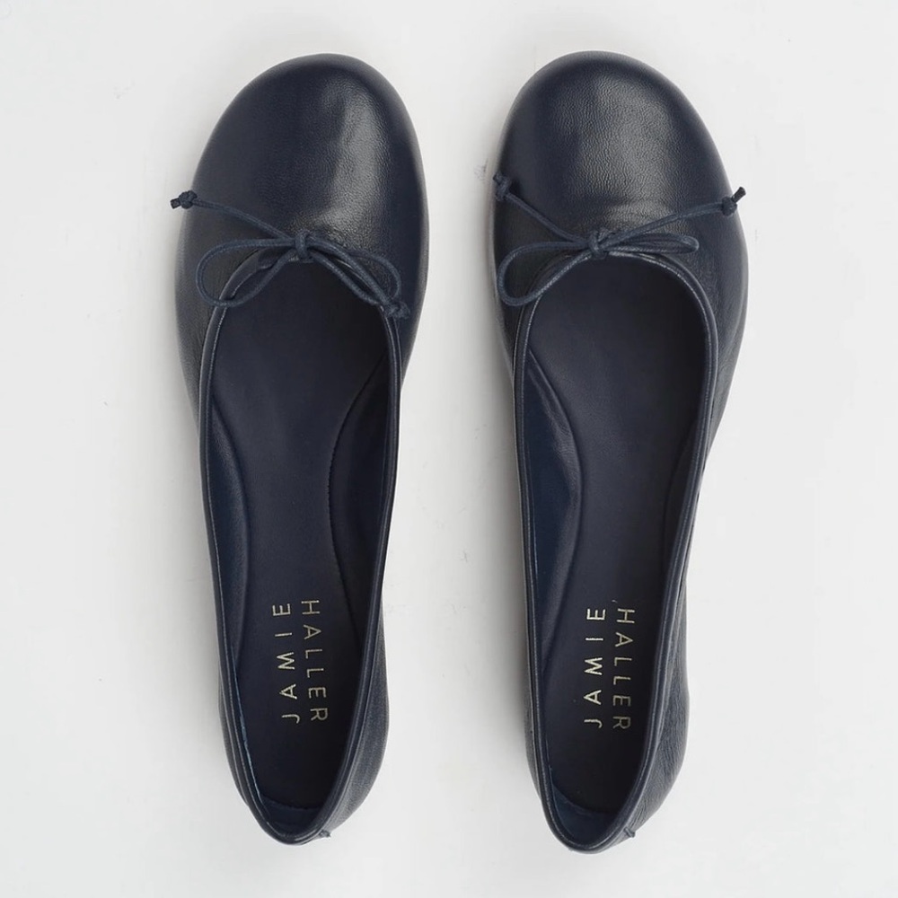 Navy Ballet Slippers